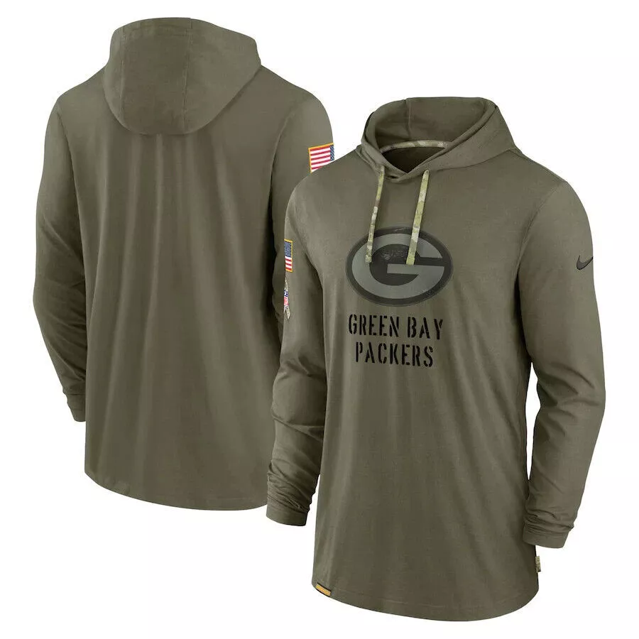 Green bay packers salute top to service t shirt