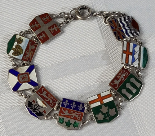 1950'S CANADIAN PROVINCE THEMED STERLING SILVER B… - image 1