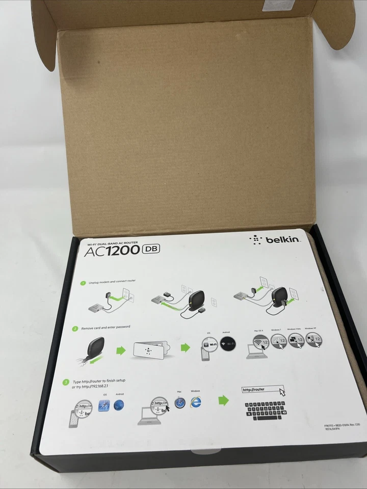 Belkin AC 1200 DB Wi-Fi Router - Image 3 of 4