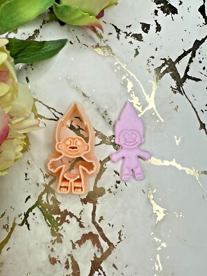Troll Ohrringe Polymer Clay Cutter | 3D gedrucktes Tonwerkzeug | IrisCrafts7 UK