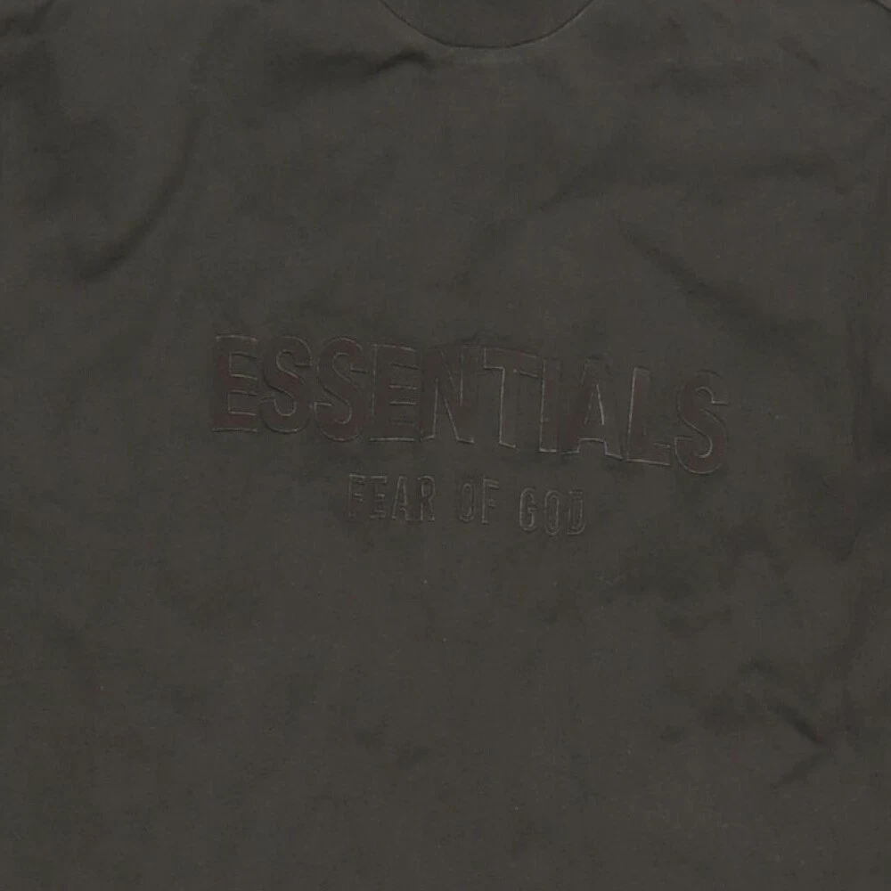 Vestito T Shirt Donna Fear of God Cotone Verde Taglia S Pullover Finto Collo