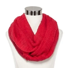 Cejon Women's Red Infinity Scarf 