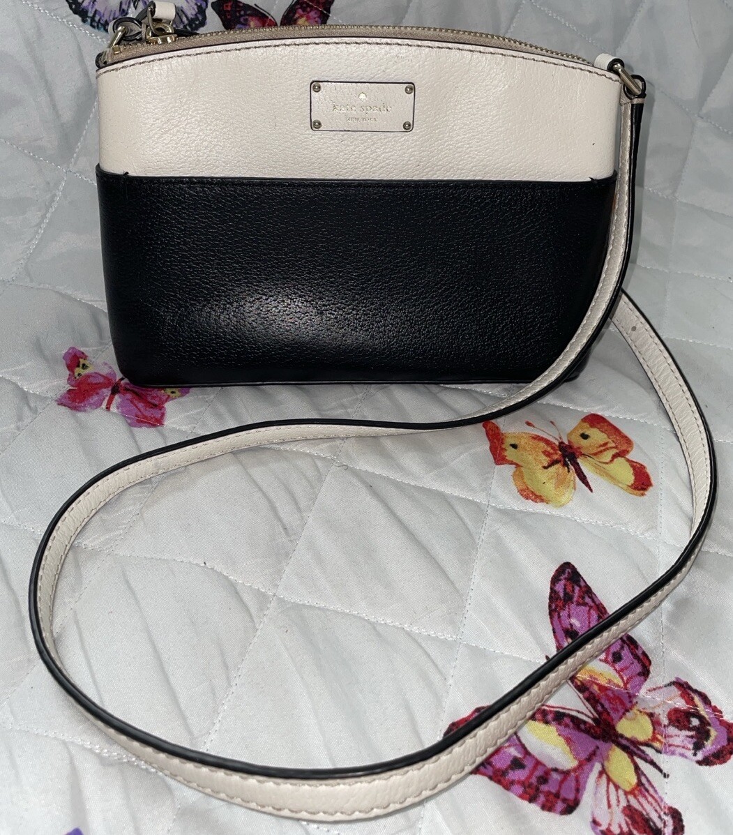 KATE SPADE Small Leather Two Tone Crossbody Purse Bag | eBay