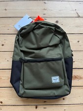 Image of HERSCHEL SETTLEMENT BACKPACK. IVY GREEN/BLACK/ORANGE. RARE. BNWT.