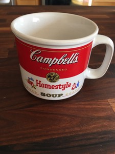 campbell soup mugs 1989