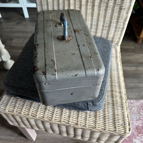 Vintage Watertite Angelkoffer von Union Steel Corp Union Truhen Metall - Bild 6 von 11