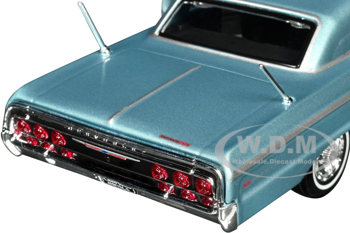 1964 CHEVROLET IMPALA SS BLUE 1/26 DIECAST MODEL CAR BY