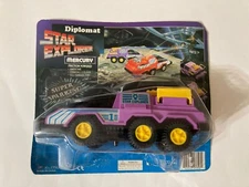 Star Explorer Mercury Friction Space Toy vehicle, carded, rare!