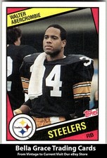 1984 Topps Walter Abercrombie #160 Pittsburgh Steelers Rookie NFL Football