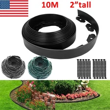33ft 2" Tall Garden No Dig Landscape Edging Border Kit Flexible Yard Lawn Border
