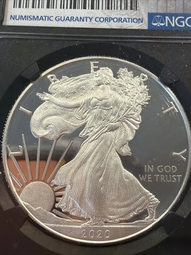 Photo of a 2020-S American Silver Eagle from an eBay listing that sold on Jul 15, 2026