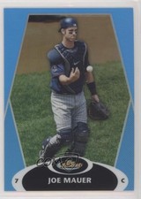 2008 Topps Finest Blue Refractor 140/299 Joe Mauer #30 HOF 00am