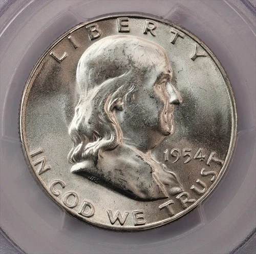 1954-S Franklin Half Dollar PCGS MS65