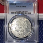 1880-S Morgan Silver Dollar MS65 PCGS Blue Label