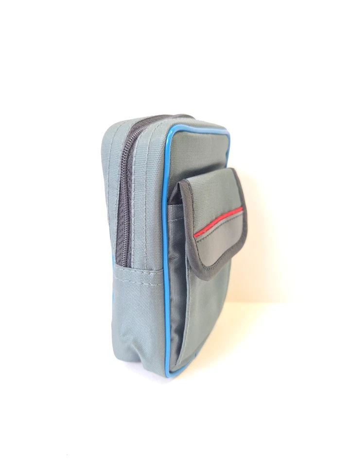 POINT & SHOOT Digital CAMERA CASE 80x130x35mm Wrist/ Belt Strap Grey FREE POST - Image 2 of 4