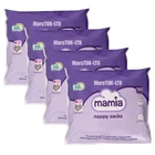 Mamia Tie Handle Disposable Nappy Sacks - 150 Per Pack x Various Pack Options