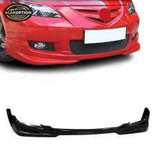 Fits 07-09 Mazda 3 S Model Sedan N1 Style Front Bumper Lip Spoiler Splitter PU