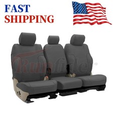 402040 Split Bench Seat Covers For Ford F250f550 Super Duty Xltlariat - Gray