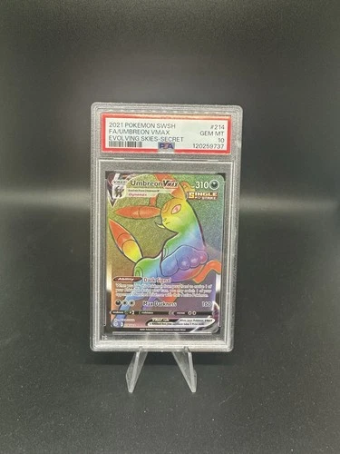 Umbreon VMAX (Secret) 214/203 SWSH07: Evolving Skies Holo