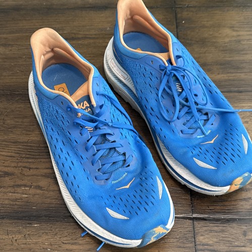 Hoka Kawana Mens Running Shoes Size 11.5D Blue/White Medium Width