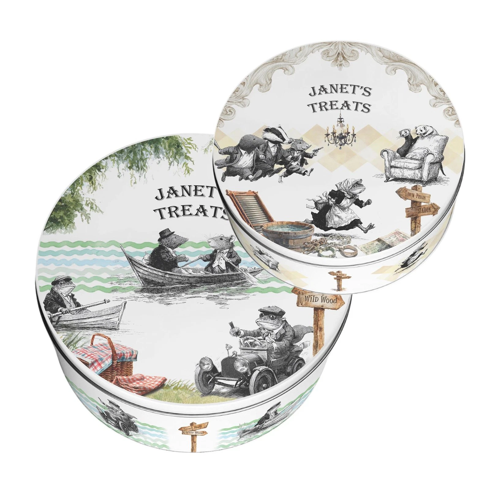 Wind in the Willows Personalised Round Cake Tin Set - Large Kitchen Baking Gifts
Opens in a new wind