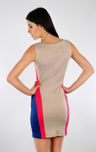 Vestido de verano único para mujer túnica estilo oficina sin mangas talla 8-16 FA102 - Imagen 5 de 5