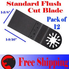 12 Fine Cut Oscillating Multi Tool Saw Blade For Craftsman Ridgid Milwaukee Fein