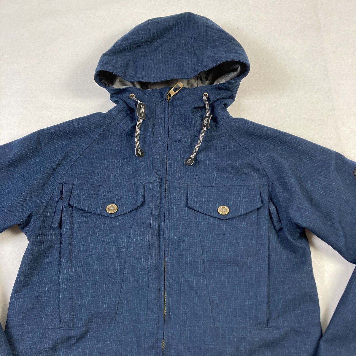 Ride Snowboard Cappel Jacket Women's XS Blue Strata HD II 10K Full