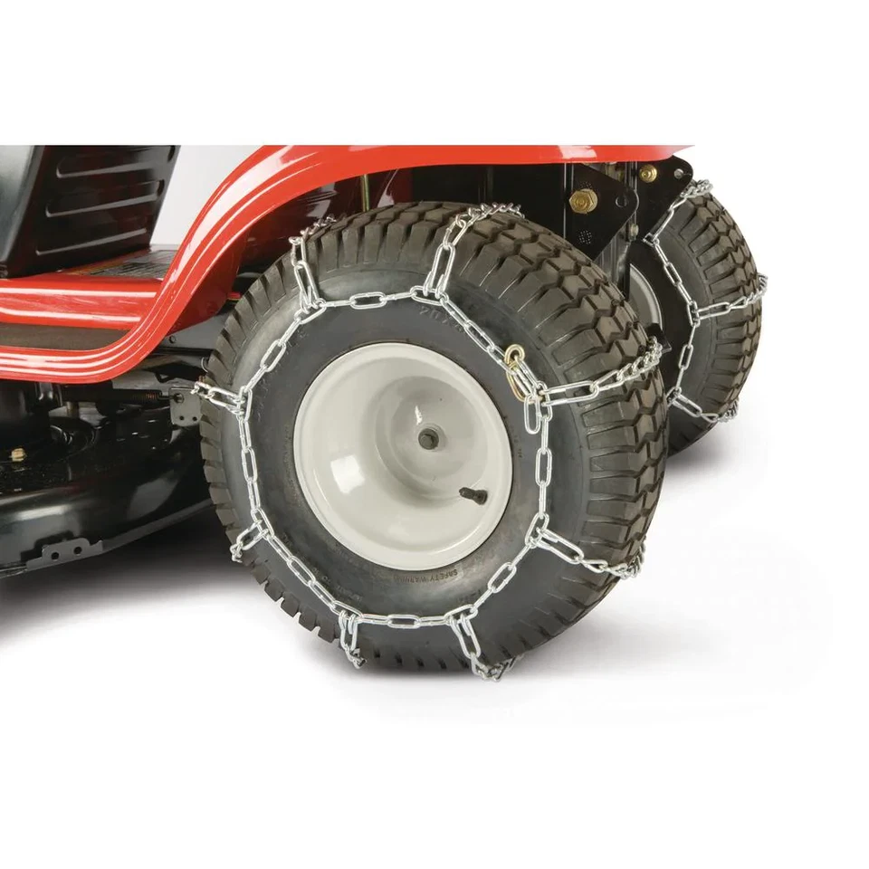 Juego de 2 cadenas de neumáticos de tractor para ruedas de 20" x 8" construcción de acero inoxidable Foto 2 de 4