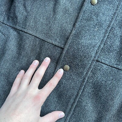 Vintage 90s Pendleton Wool Western Bomber Jacket Mens Size XL Grey