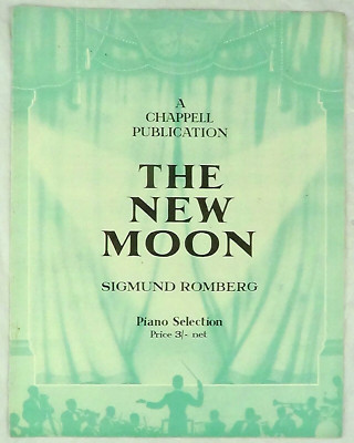 Der Neumond von Romberg Klavier Solo Auswahl Noten Chappell Vintage