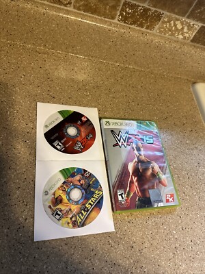 WWE XBOX 360 Games WWE2K14 WWE2K15 WWE ALL STARS