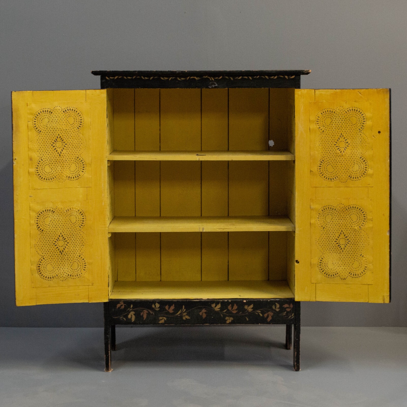 Antique American Black Painted Pie Safe eBay