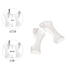 1 Pair Silicone Sleeves Cover for BTE Hearing Aids Protective Holder Protector