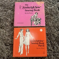 STRETCH & SEW SEWING BOOK Part 1 & 2 Ann Person 1975 2nd Edition