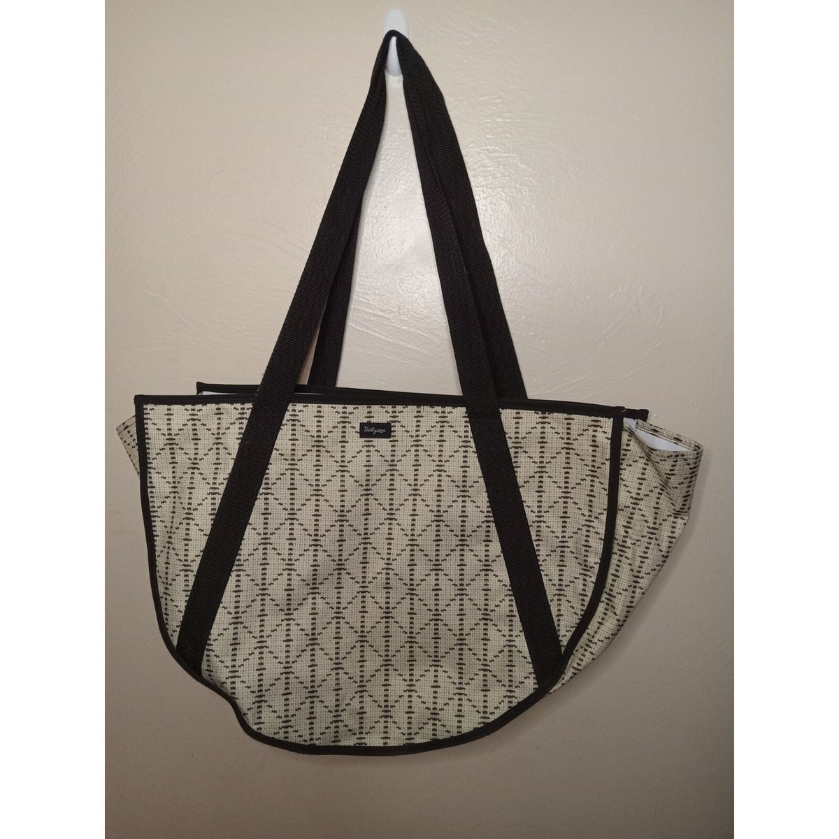 Thirty-One Bags Round Utility Tote Bag Carry-all Groceries Moroccan Tile