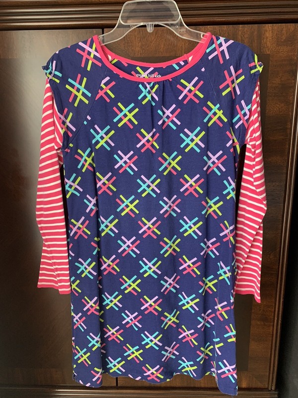 EUC Girl’s Garnet Hill Double-Take Knit Dress - Size 14