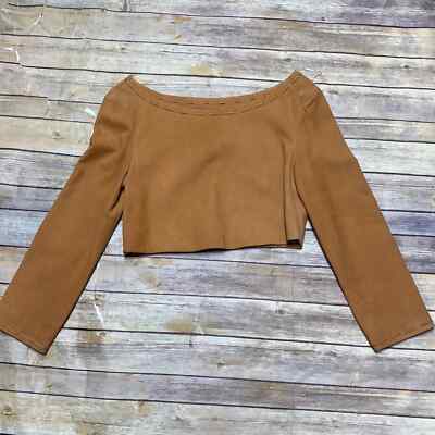Vintage Robert Comstock Leather Crop Top