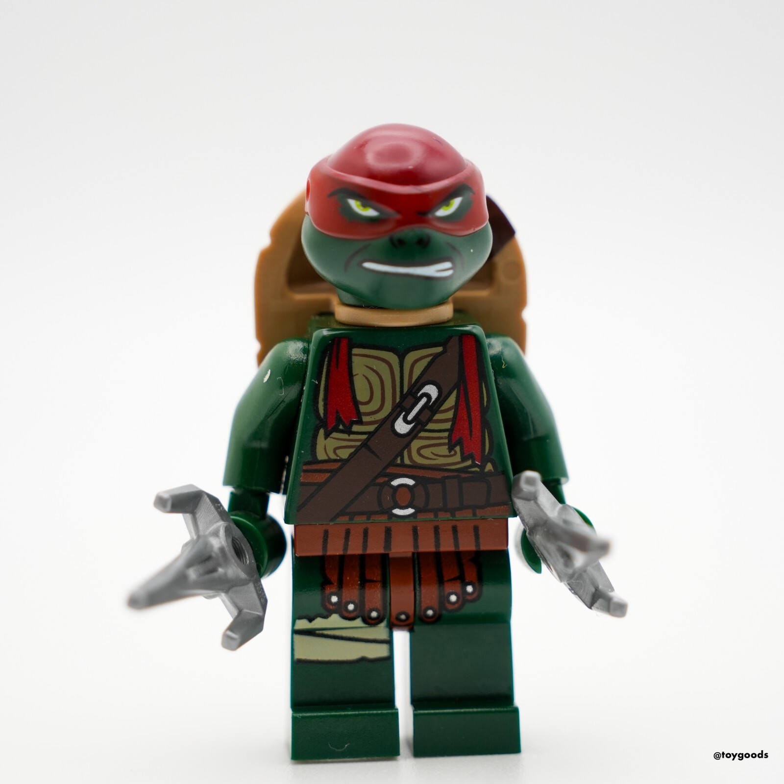 Lego Raphael Weapon LEGO Minifigure Raphael Gritted Teeth tnt045 from Getaway 79116 TMNT ...