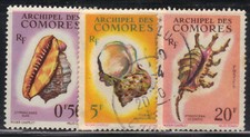 Comores 1962 Yvert 19 neuf** MNH et 22/23 oblitérés (AM125)