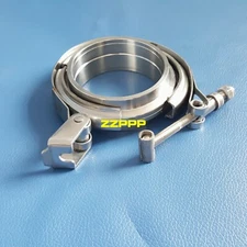 Quick Release 3 inch V-band Clamp Male Female Flange Kit 304 stainless Exhaust 