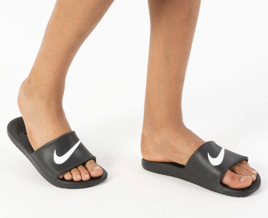 Nike Kawa Shower Slide Sandals Black White 832528-001 Mens Slippers size 14  | eBay
