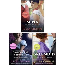 Dancing At Midnight, Splendid, Minx 3 books set by Julia Quinn PAPERBACK