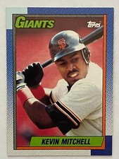 1990 Topps #500 Kevin Mitchell San Francisco Giants