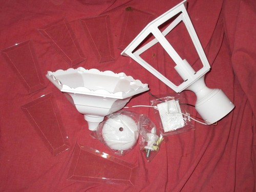 Laurel Lighting Lexington Post Laterne - WEISS - Modell M870 - neu im Karton - Bild 4 von 4