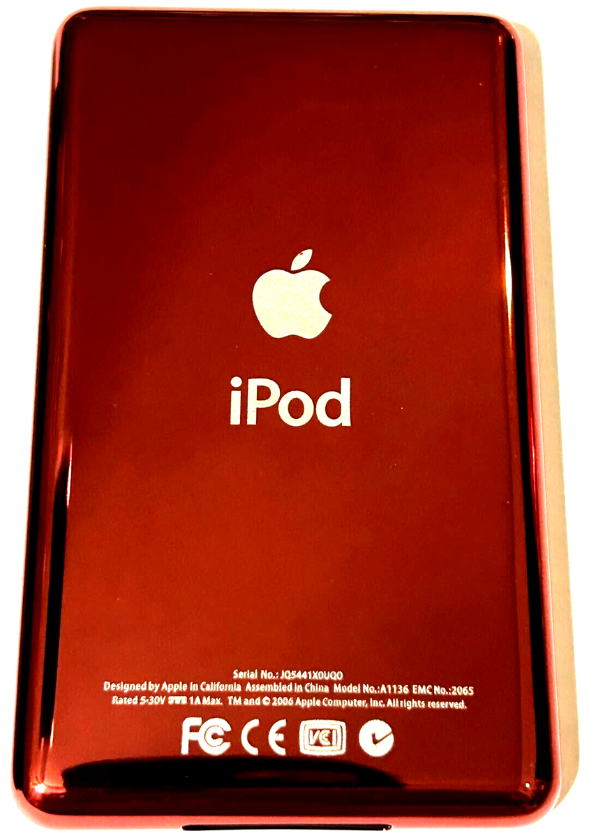 APPLE iPOD CLASSIC 7th Gen Purple 160GB HDD 650mAh Mega Battery