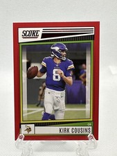 2022 Panini Score Football - #106 Kirk Cousins Red