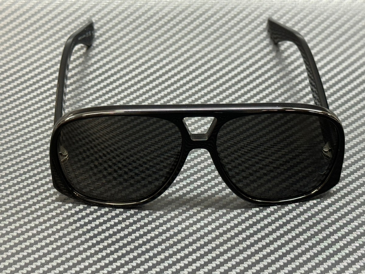 SAINT LAURENT SL 652 SOLACE 001 Black Grey Unisex 59 mm Sunglasses