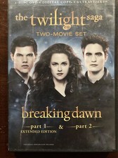 The Twilight Saga: Breaking Dawn Part 1 DVD 2012 2-Disc Set