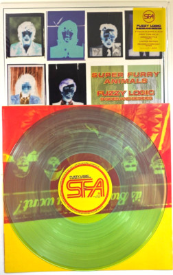 Super Furry Fuzzy Logic B-Seiten und neben LP Album Vinyl Schallplatte RSD grün 2024